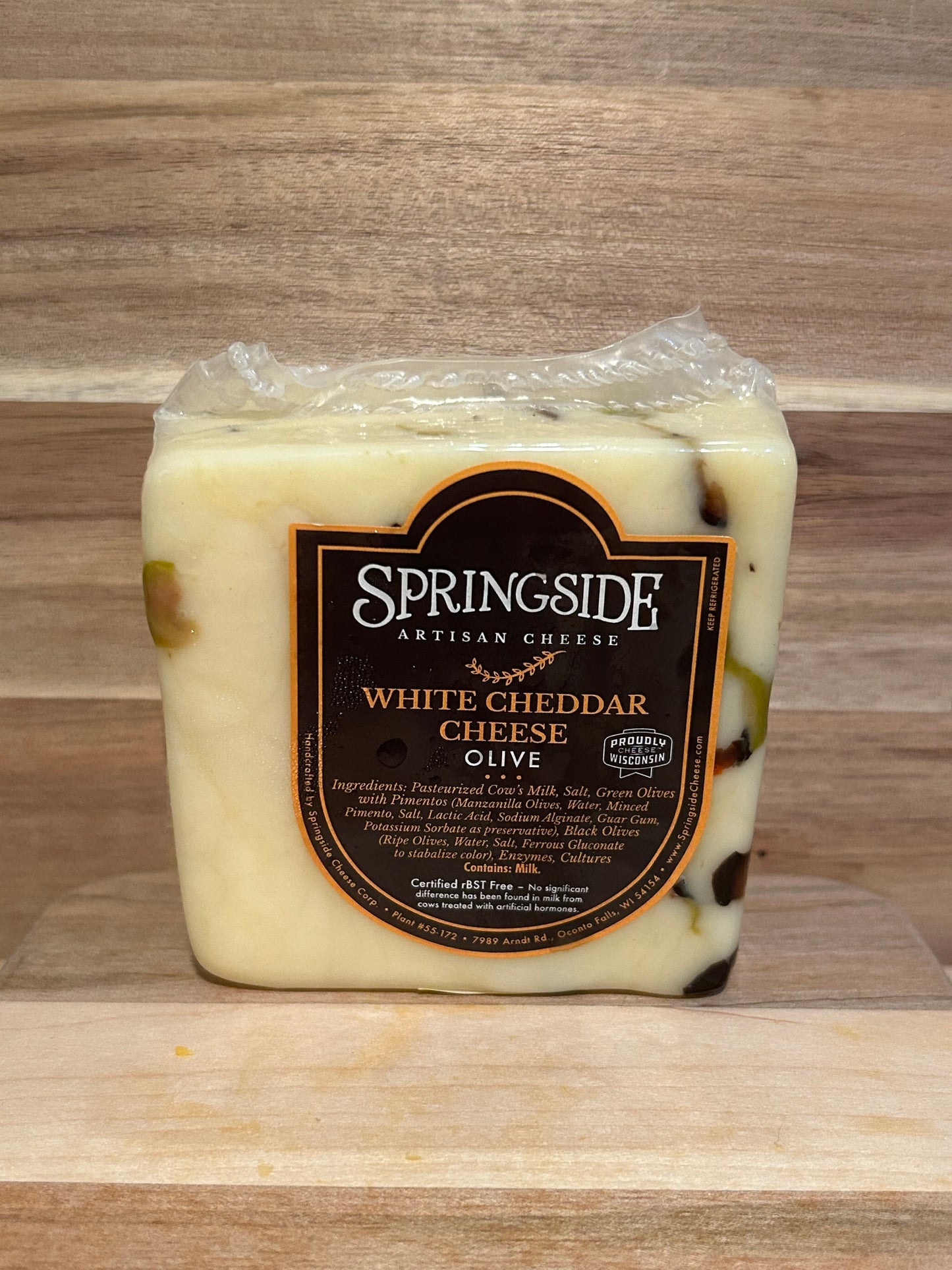 Springside - White Cheddar Olive Cheese