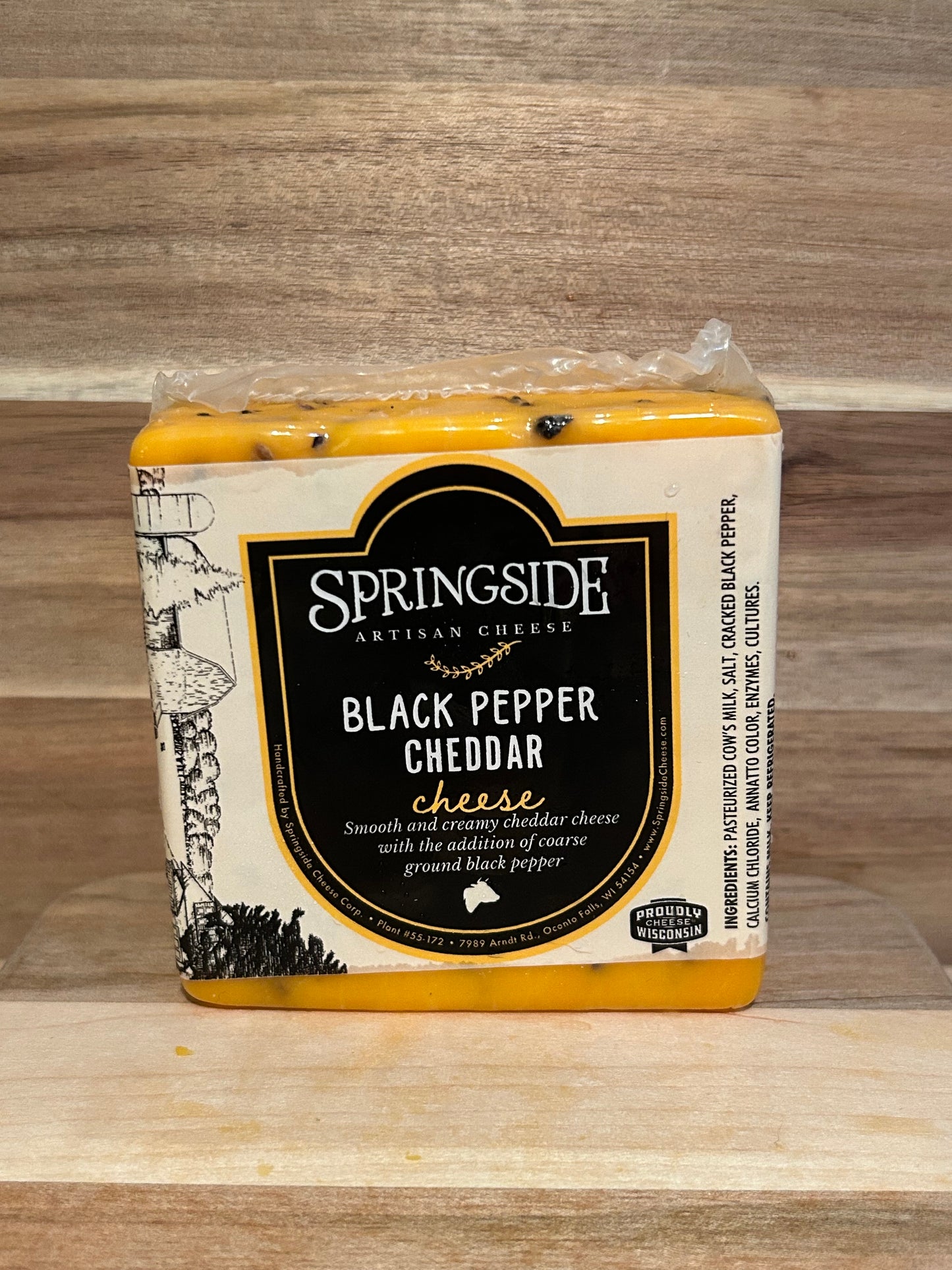 Springside - Black Pepper Cheddar Cheese